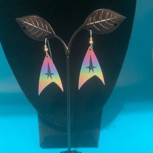 Star fleet Command Insignia Earrings
